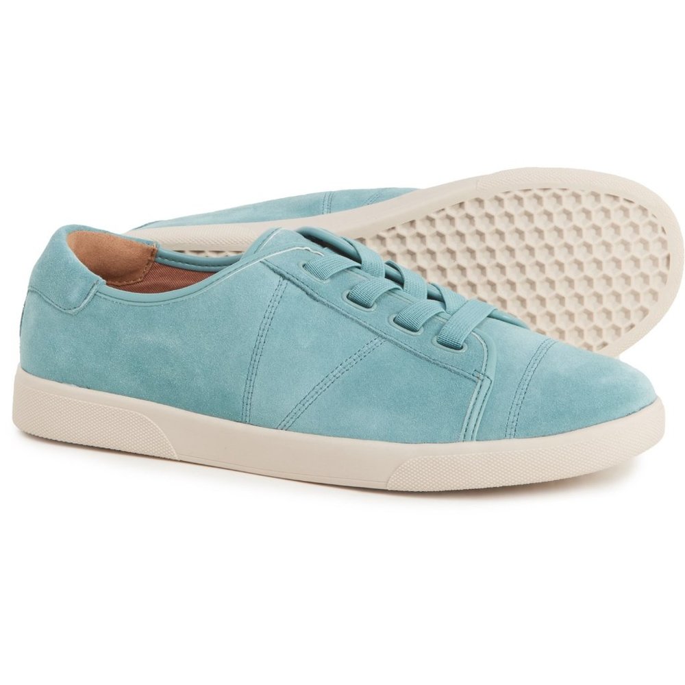 Vionic Blue Slip on Suede Jean Comfort Sneakers 10
